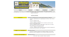Desktop Screenshot of elletipicertificazione.it